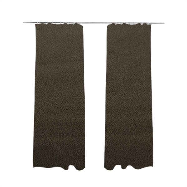 Calgary Soft Suede Brown Colour Upholstery Fabric CTR-1675 - Made To Measure Curtains