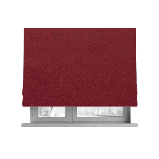 Calgary Soft Suede Red Colour Upholstery Fabric CTR-1679 - Roman Blinds