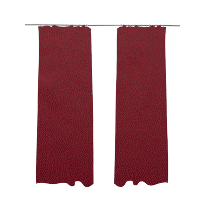 Calgary Soft Suede Red Colour Upholstery Fabric CTR-1679 - Made To Measure Curtains