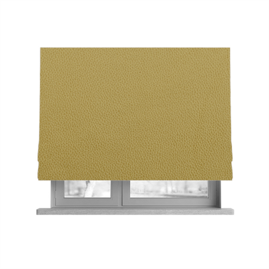 Calgary Soft Suede Yellow Colour Upholstery Fabric CTR-1680 - Roman Blinds