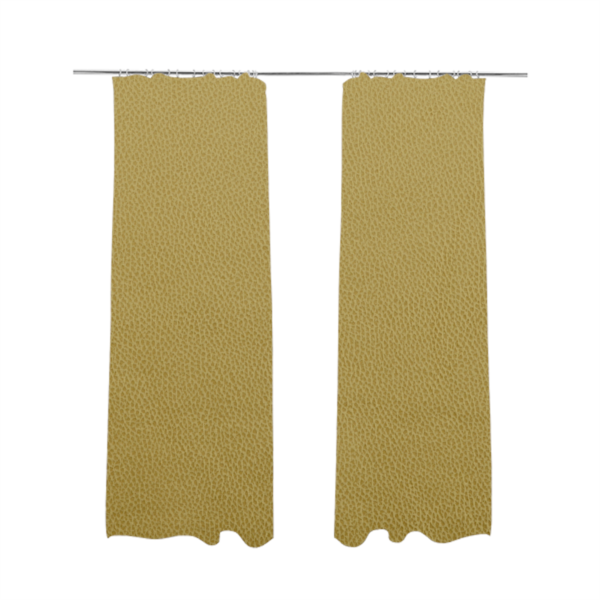 Calgary Soft Suede Yellow Colour Upholstery Fabric CTR-1680 - Made To Measure Curtains