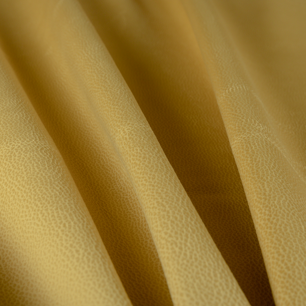 Calgary Soft Suede Yellow Colour Upholstery Fabric CTR-1680 - Roman Blinds
