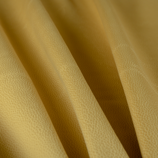 Calgary Soft Suede Yellow Colour Upholstery Fabric CTR-1680