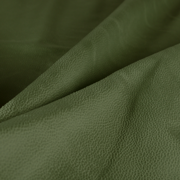 Calgary Soft Suede Green Colour Upholstery Fabric CTR-1682 - Roman Blinds
