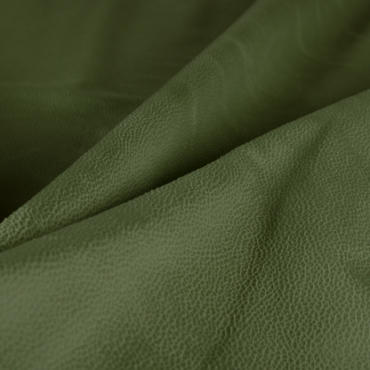 Calgary Soft Suede Green Colour Upholstery Fabric CTR-1682 - Roman Blinds