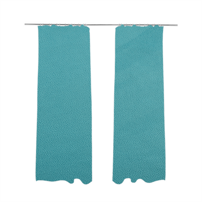 Calgary Soft Suede Turquoise Blue Colour Upholstery Fabric CTR-1684 - Made To Measure Curtains