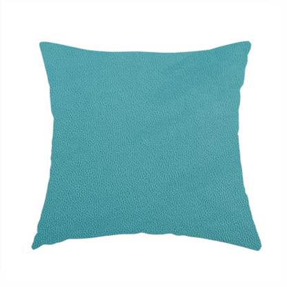Calgary Soft Suede Turquoise Blue Colour Upholstery Fabric CTR-1684 - Handmade Cushions