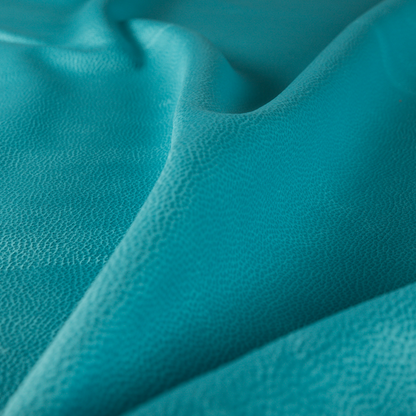 Calgary Soft Suede Turquoise Blue Colour Upholstery Fabric CTR-1684 - Roman Blinds