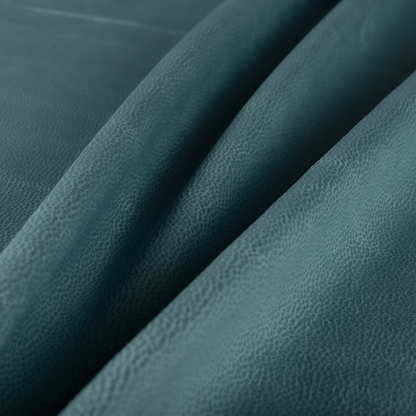 Calgary Soft Suede Denim Blue Colour Upholstery Fabric CTR-1685 - Roman Blinds