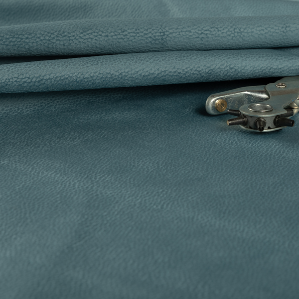 Calgary Soft Suede Denim Blue Colour Upholstery Fabric CTR-1685 - Handmade Cushions