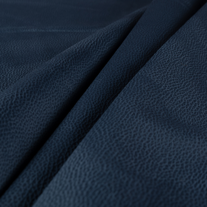 Calgary Soft Suede Navy Blue Colour Upholstery Fabric CTR-1686 - Roman Blinds