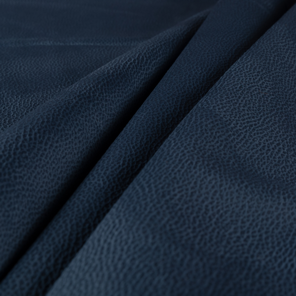 Calgary Soft Suede Navy Blue Colour Upholstery Fabric CTR-1686 - Made To Measure Curtains