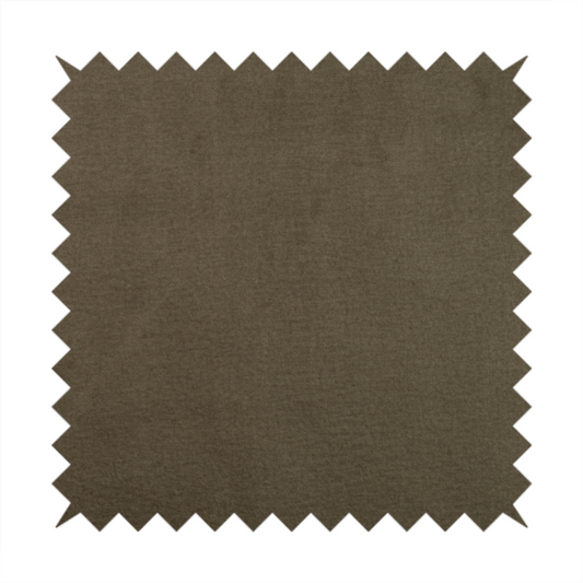 Wazah Plain Velvet Water Repellent Treated Material Light Brown Colour Upholstery Fabric CTR-1690