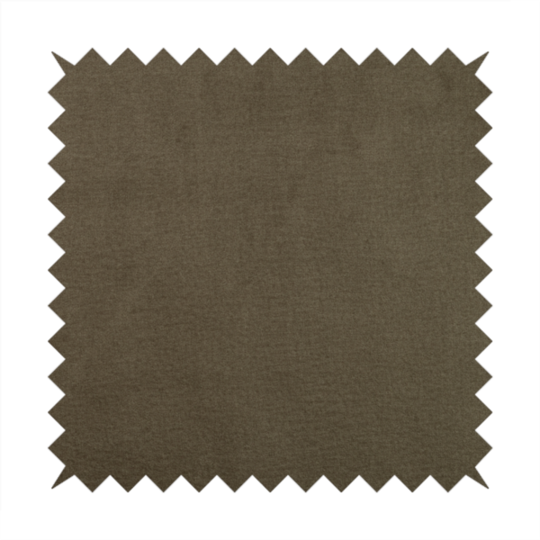 Wazah Plain Velvet Water Repellent Treated Material Light Brown Colour Upholstery Fabric CTR-1690 - Handmade Cushions
