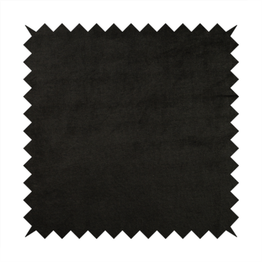 Wazah Plain Velvet Water Repellent Treated Material Dark Brown Colour Upholstery Fabric CTR-1692