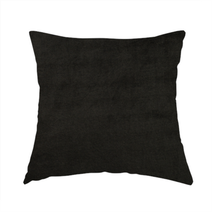 Wazah Plain Velvet Water Repellent Treated Material Dark Brown Colour Upholstery Fabric CTR-1692 - Handmade Cushions