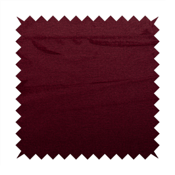 Wazah Plain Velvet Water Repellent Treated Material Red Colour Upholstery Fabric CTR-1693 - Made To Measure Curtains