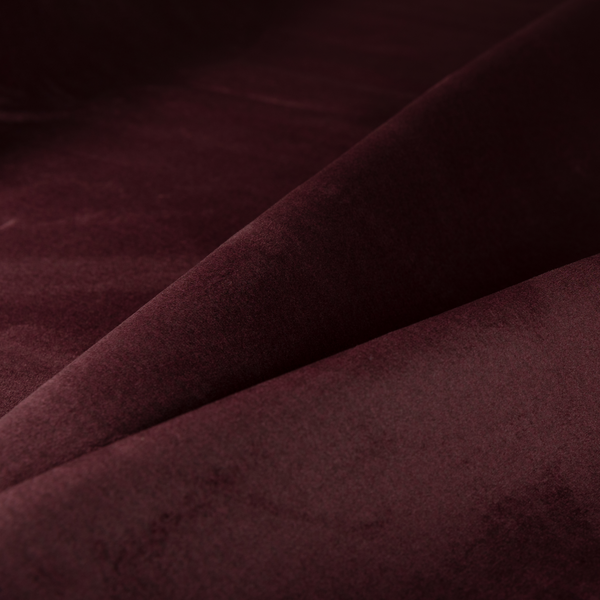 Wazah Plain Velvet Water Repellent Treated Material Purple Colour Upholstery Fabric CTR-1694 - Made To Measure Curtains