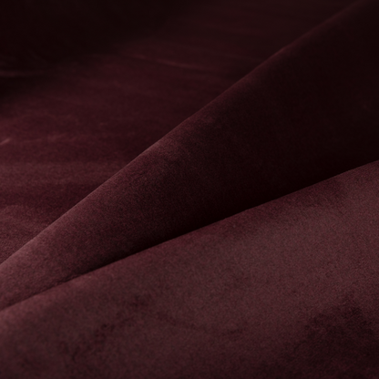 Wazah Plain Velvet Water Repellent Treated Material Purple Colour Upholstery Fabric CTR-1694 - Made To Measure Curtains