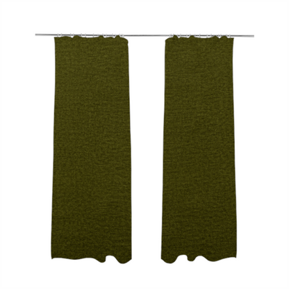 Wazah Plain Velvet Water Repellent Treated Material Green Colour Upholstery Fabric CTR-1696 - Made To Measure Curtains