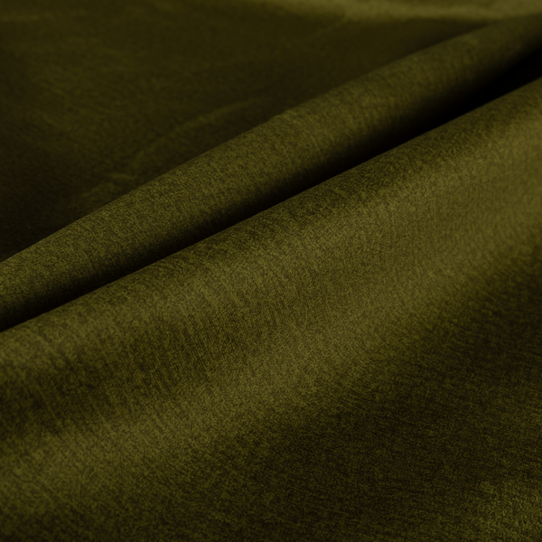 Wazah Plain Velvet Water Repellent Treated Material Green Colour Upholstery Fabric CTR-1696 - Made To Measure Curtains