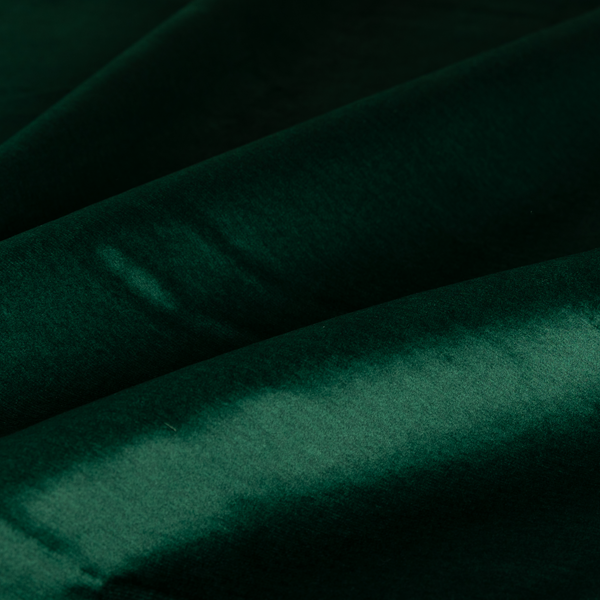 Wazah Plain Velvet Water Repellent Treated Material Emerald Green Colour Upholstery Fabric CTR-1697 - Made To Measure Curtains