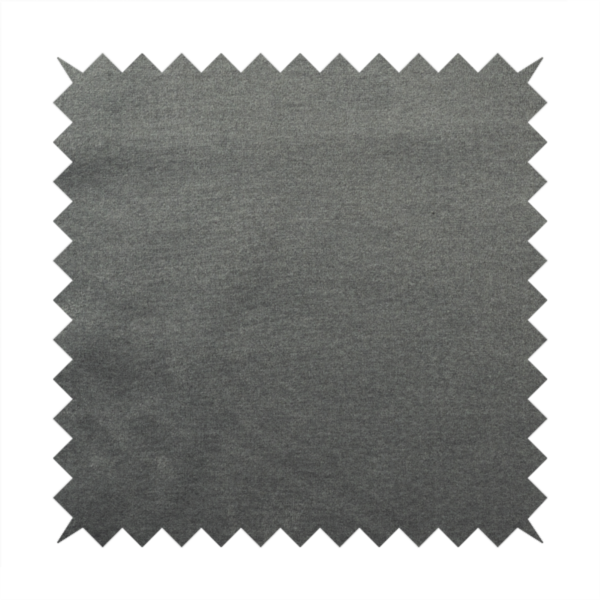 Wazah Plain Velvet Water Repellent Treated Material Dark Silver Colour Upholstery Fabric CTR-1704 - Made To Measure Curtains