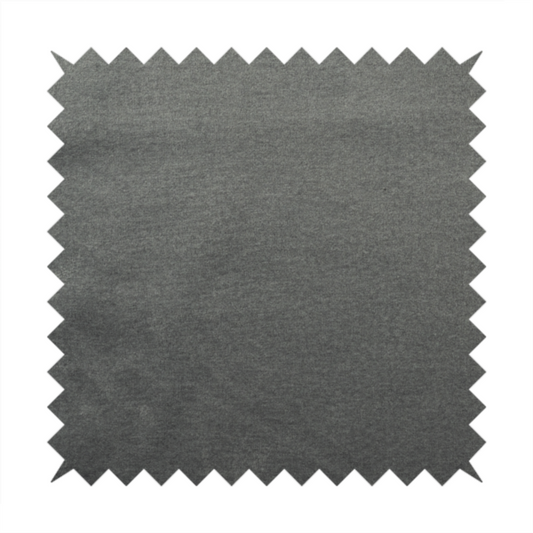 Wazah Plain Velvet Water Repellent Treated Material Dark Silver Colour Upholstery Fabric CTR-1704