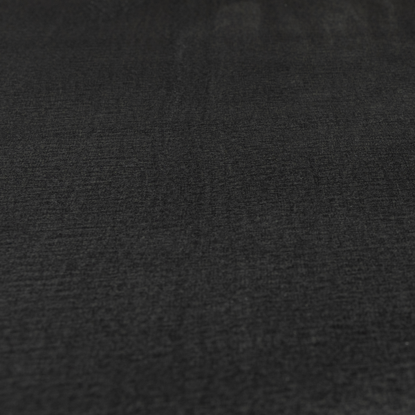 Wazah Plain Velvet Water Repellent Treated Material Charcoal Grey Colour Upholstery Fabric CTR-1705 - Roman Blinds