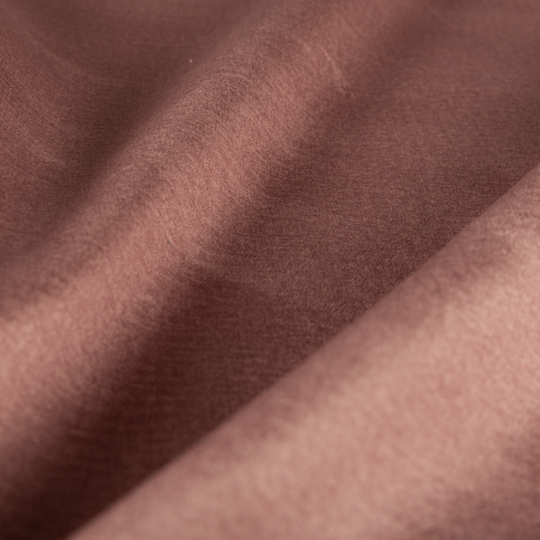 Wazah Plain Velvet Water Repellent Treated Material Pink Colour Upholstery Fabric CTR-1709 - Made To Measure Curtains