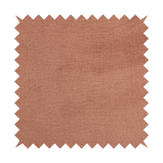 Wazah Plain Velvet Water Repellent Treated Material Coral Pink Colour Upholstery Fabric CTR-1710