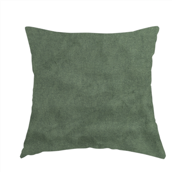 Petra Herringbone Velvet Water Repellent Green Upholstery Fabric CTR-1711 - Handmade Cushions