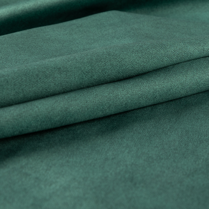 Petra Herringbone Velvet Water Repellent Green Upholstery Fabric CTR-1712 - Handmade Cushions
