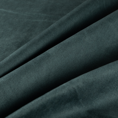 Petra Herringbone Velvet Water Repellent Teal Upholstery Fabric CTR-1713