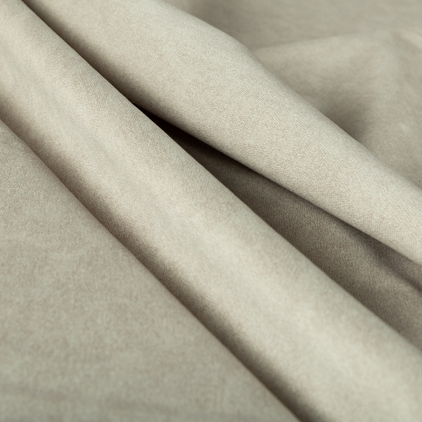 Petra Herringbone Velvet Water Repellent Cream Upholstery Fabric CTR-1717 - Made To Measure Curtains