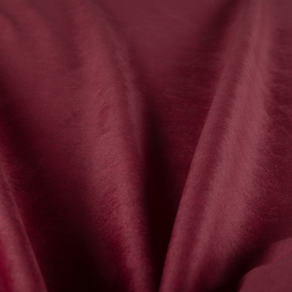 Petra Herringbone Velvet Water Repellent Red Upholstery Fabric CTR-1721 - Made To Measure Curtains