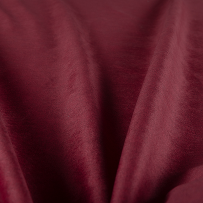 Petra Herringbone Velvet Water Repellent Red Upholstery Fabric CTR-1721