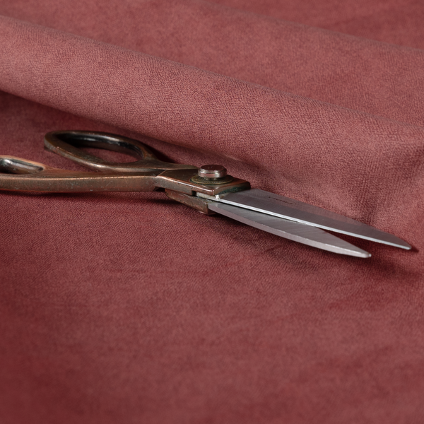 Petra Herringbone Velvet Water Repellent Pink Upholstery Fabric CTR-1725 - Made To Measure Curtains