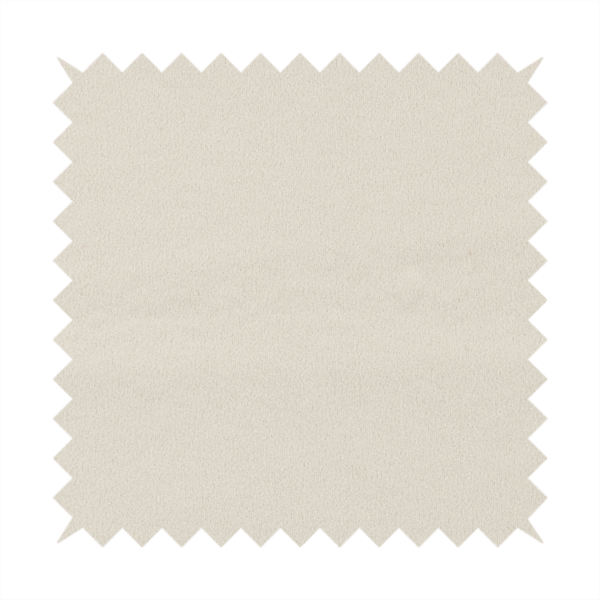 Peru Moleskin Plain Velvet Water Repellent Treated Material White Colour Upholstery Fabric CTR-1732 - Roman Blinds