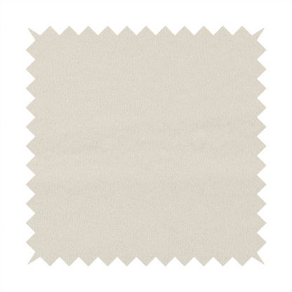 Peru Moleskin Plain Velvet Water Repellent Treated Material White Colour Upholstery Fabric CTR-1732 - Roman Blinds