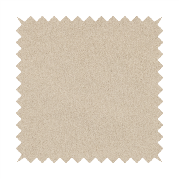 Peru Moleskin Plain Velvet Water Repellent Treated Material Beige Colour Upholstery Fabric CTR-1733 - Roman Blinds