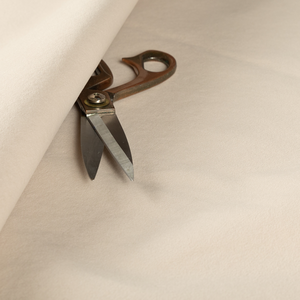 Peru Moleskin Plain Velvet Water Repellent Treated Material Beige Colour Upholstery Fabric CTR-1733 - Handmade Cushions