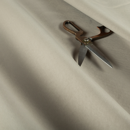 Peru Moleskin Plain Velvet Water Repellent Treated Material Khaki Brown Colour Upholstery Fabric CTR-1734 - Roman Blinds