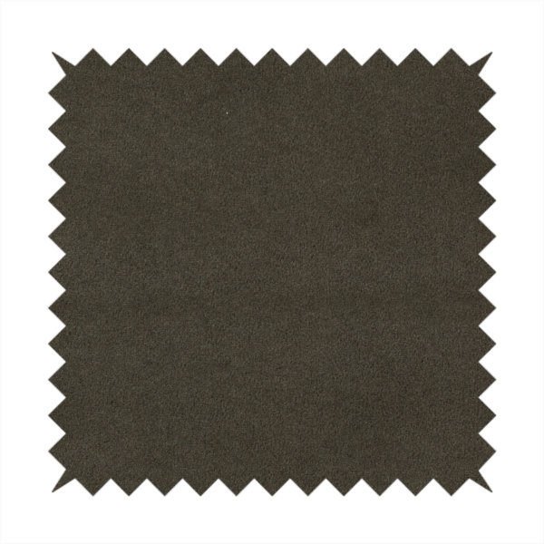 Peru Moleskin Plain Velvet Water Repellent Treated Material Brown Colour Upholstery Fabric CTR-1735 - Roman Blinds