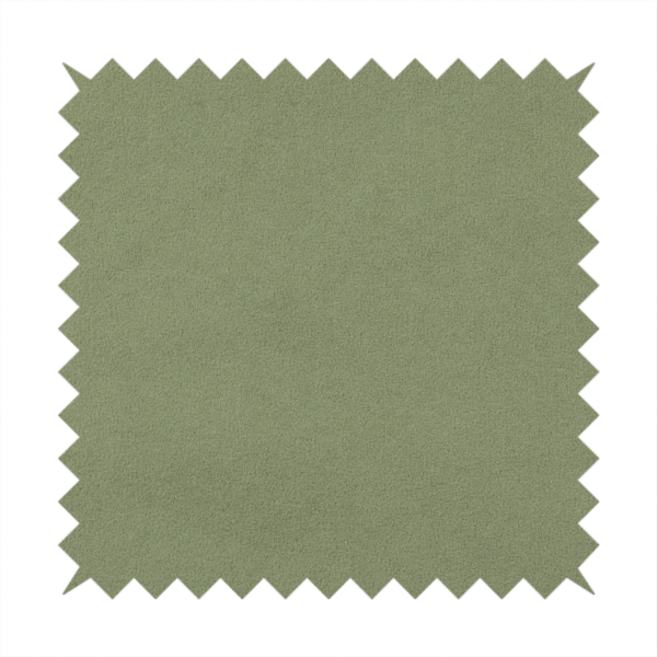 Peru Moleskin Plain Velvet Water Repellent Treated Material Nature Green Colour Upholstery Fabric CTR-1736 - Roman Blinds