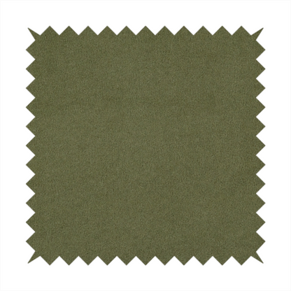 Peru Moleskin Plain Velvet Water Repellent Treated Material Green Colour Upholstery Fabric CTR-1737 - Roman Blinds