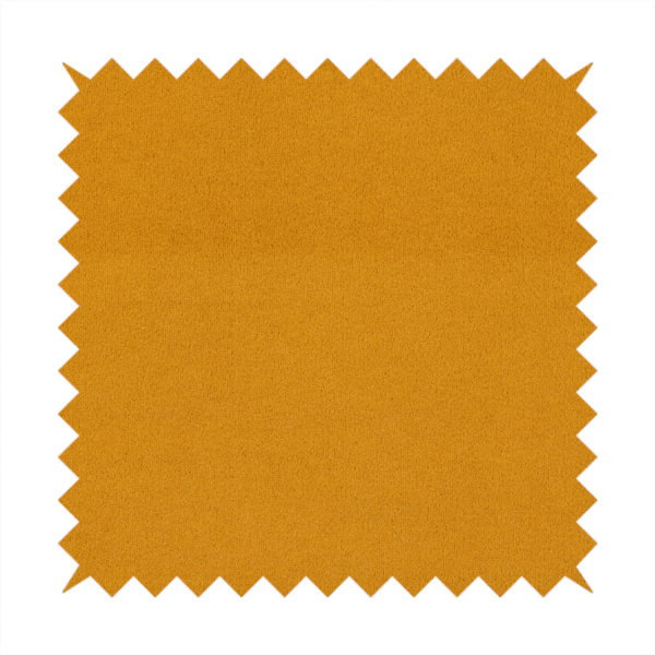 Peru Moleskin Plain Velvet Water Repellent Treated Material Golden Yellow Colour Upholstery Fabric CTR-1738 - Roman Blinds