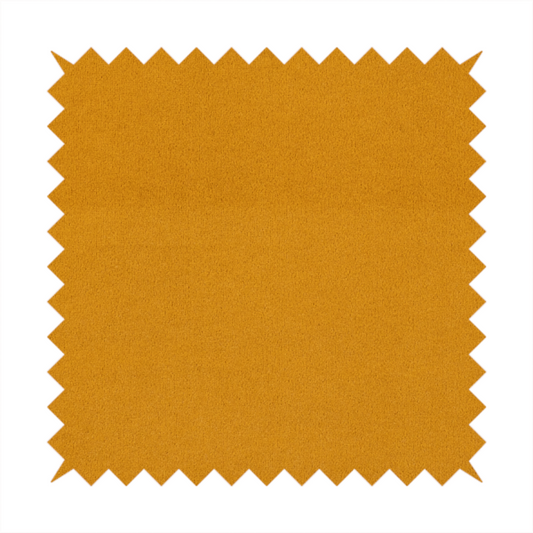 Peru Moleskin Plain Velvet Water Repellent Treated Material Golden Yellow Colour Upholstery Fabric CTR-1738