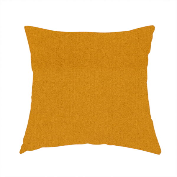 Peru Moleskin Plain Velvet Water Repellent Treated Material Golden Yellow Colour Upholstery Fabric CTR-1738 - Handmade Cushions