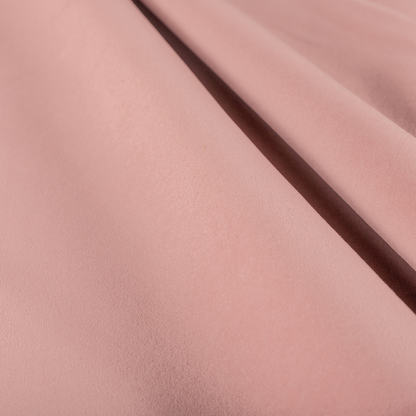 Peru Moleskin Plain Velvet Water Repellent Treated Material Rouge Pink Colour Upholstery Fabric CTR-1743 - Roman Blinds